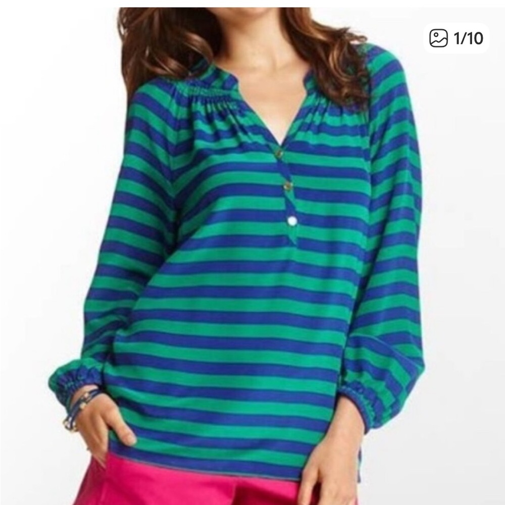 Lilly Pulitzer Elsa Silk Top
